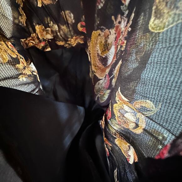 Vintage isadora womans midi floral dress size 12P - Picture 5 of 7